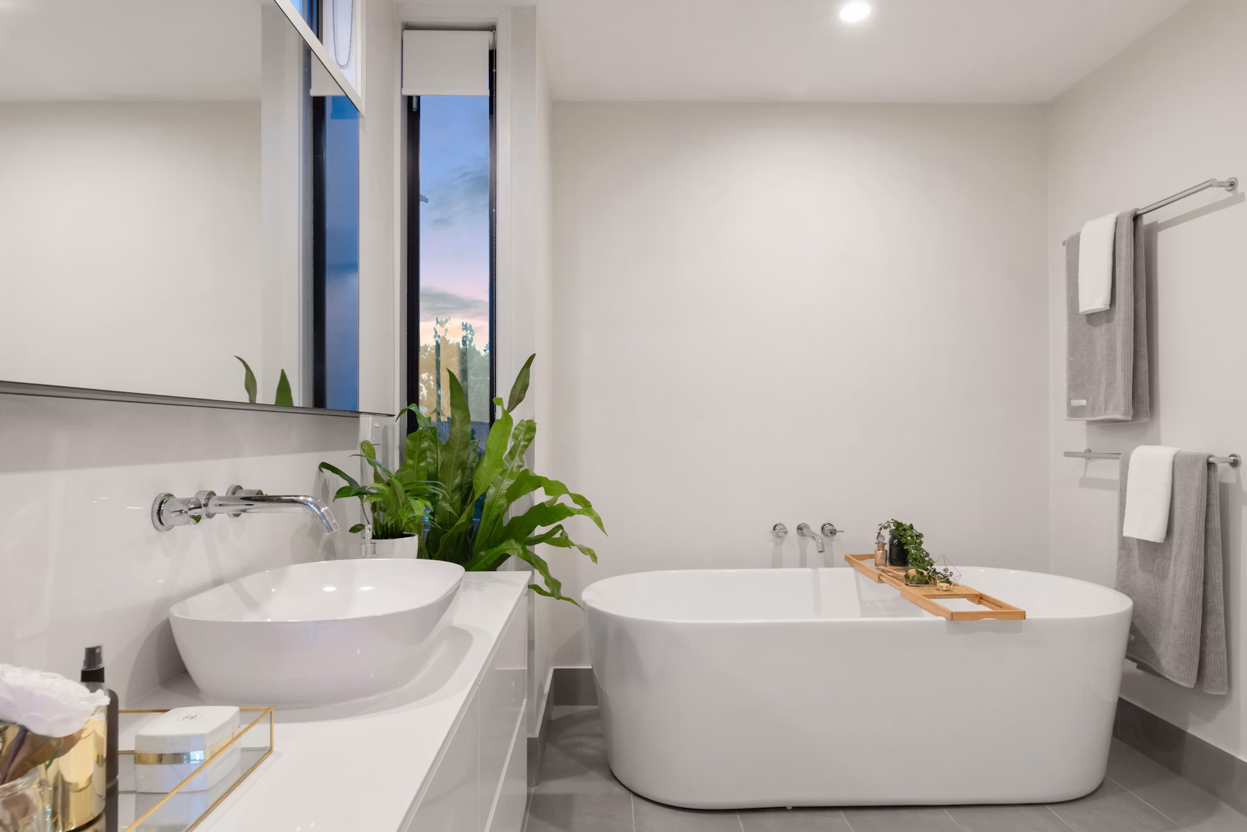 Modern bathroom renovation